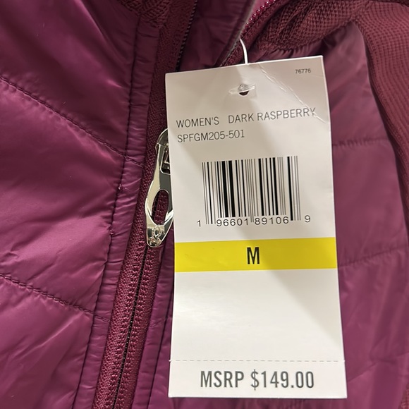 NWT Spyder Nova Mixed Media Zip Jacket - Picture 10 of 10